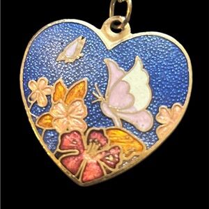 Cloisonné Butterfly Pendant